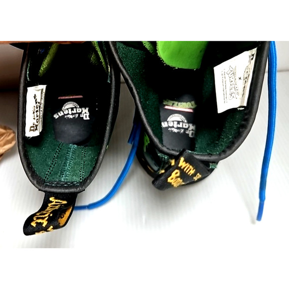 Dr. Martens TMNT Leonardo Boots GLOW IN THE DARK – Rare – Women’s 7 / Men’s 6 - Picture 8 of 14